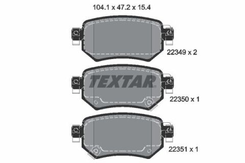 Колодки гальмівні (задні) Mazda 6 2.0/2.5 12- (Akebono)