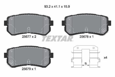 Колодки тормозные (задние) Hyundai Creta/ix20/Sonata/Kia Ceed/Optima/Picanto 10- Q+