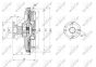 Муфта вентилятора Mitsubishi L200 2.5DI-D 05-15, фото 2 - інтерент-магазин Auto-Mechanic