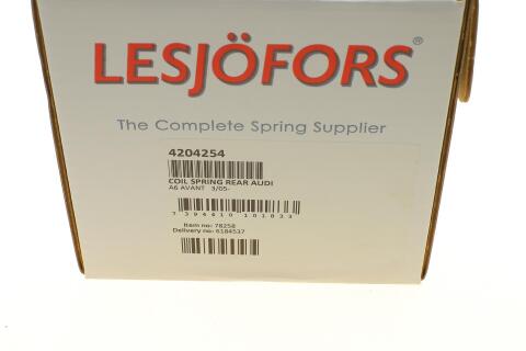 Пружина (задняя) Audi A6 2.0TDI/TFSI/2.4/2.7-3.0TDI/2.8-3.2FSI 05-11 (унив.) (без спорт.ход.ч)