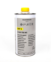Тормозная жидкость VAG DOT4 Plus, 1 литр