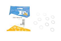 Прокладка пробки сливного масляного поддона Audi/Fiat/Mazda/Opel/Renault (14x21x1.5) (к-кт 10шт) Прокладка пробки сливного масляного поддона Audi/Fiat/Mazda/Opel/Renault (14x21x1.5) (к-кт 10шт)