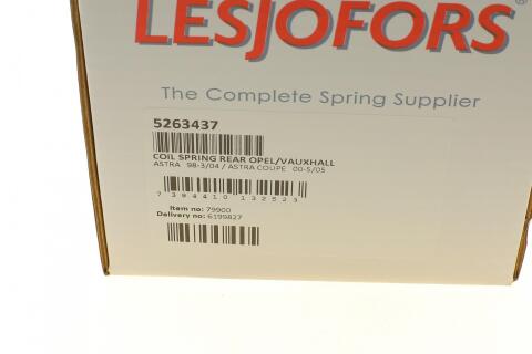 Пружина (задня) Opel Astra G 1.2-2.2 16V/1.7TD/CDTI/1.7-2.2DTI 98-09 (седан/накл.з.ч) (з непост.d) Пружина (задня) Opel Astra G 1.2-2.2 16V/1.7TD/CDTI/1.7-2.2DTI 98-09 (седан/накл.з.ч) (з непост.d)