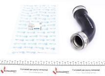 Патрубок интеркулера (нижний) (L) Audi A3/Skoda Octavia/SuperB/VW Golf/Jetta/Passat 2.0D 03- (сзади)