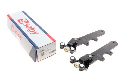 Ролик дверей (бічних/нижній) Fiat Doblo 10- (R) (з кронштейном)