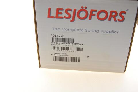 Пружина (передня) Chevrolet Aveo 1.2/1.4 11- (хетчбек/седан)