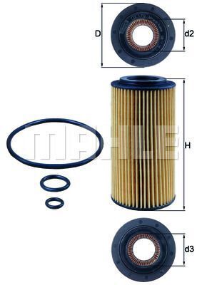 Фильтр масляный MB E-class (W210/W211)/S-class (W220) 3.2CDI 99-09 (OM648/OM613)