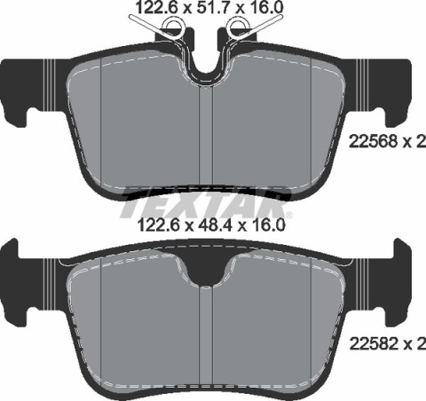 Колодки гальмівні (задні) Volvo S60 III/S90 II/ V60 II/ XC60 II 16- (Teves) Q+