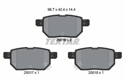 Тормозные колодки (задние) Lexus CT/Toyota Prius/Yaris 08-