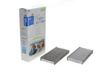 Фільтр салону Renault Laguna III 07- (вугільний) (к-кт 2 шт.)