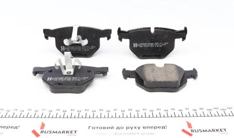 Колодки гальмівні (задні) BMW 3 (E90/E91/E92/E93) 04-13/X1 (E84) 09-15 (Ate-Teves)