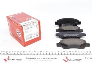 Колодки гальмівні (передні) Citroen С1/Peugeot 107/Toyota Aygo 05- (Bendix-Bosch)