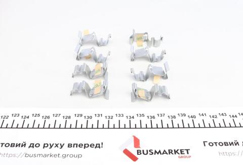 Колодки тормозные (передние) Audi A6/A7/A8/Q7/Q8/VW Touareg 17- (Akebono) (с аксессуарами)