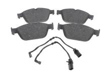 Колодки тормозные (передние) Audi A8/Q5 10-(Ate) (с датчиком)