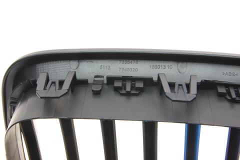 Решетка радиатора BMW 5 (F10) 10-17 (Черный матовый) (M-Technic) (к-кт)