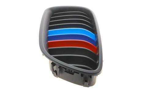 Решетка радиатора BMW 5 (F10) 10-17 (Черный матовый) (M-Technic) (к-кт)