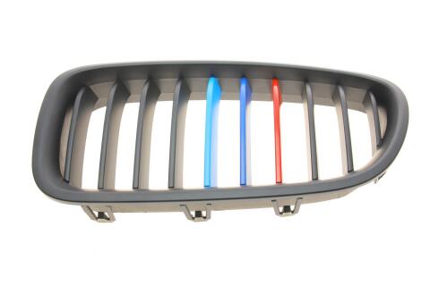 Решетка радиатора BMW 5 (F10) 10-17 (Черный матовый) (M-Technic) (к-кт)