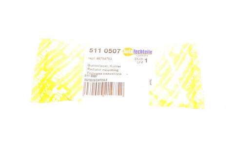 Подушка радіатора Fiat Doblo 1.3D/1.4/1.9D 04- Подушка радіатора Fiat Doblo 1.3D/1.4/1.9D 04-