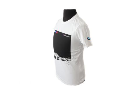 Футболка мужская BMW M Motorsport (S) (белая) Футболка мужская BMW M Motorsport (S) (белая)