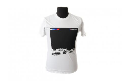 Футболка мужская BMW M Motorsport (S) (белая) Футболка мужская BMW M Motorsport (S) (белая)