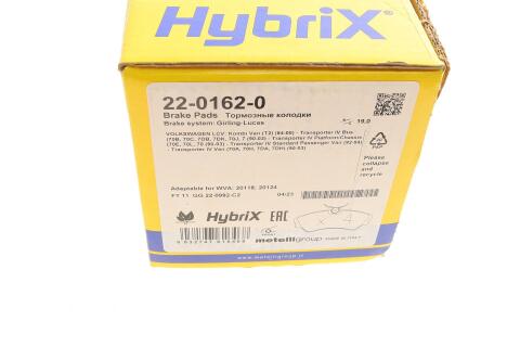 Колодки гальмівні (передні) VW T4 90-03