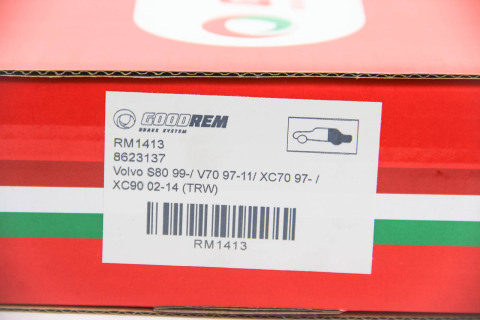 Колодки ручного гальма Volvo S80 99-/ V70 97-11/ XC70 97- / XC90 02-14 (TRW) Колодки ручного гальма Volvo S80 99-/ V70 97-11/ XC70 97- / XC90 02-14 (TRW)