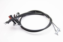 Трос ручного тормоза зад. Focus 98- (барабан) (1483/1320x2)