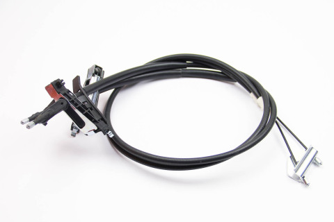 Трос ручного гальма зад. Focus 98- (барабан) (1483/1320x2)