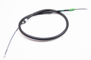 Трос ручного гальма зад. Clio II 98- Пр. +ABS (барабан) (1415/1080)