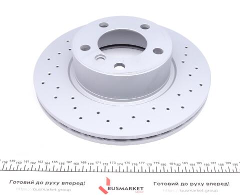 Диск гальмівний (передній) BMW 1 (F20)/3 (F30)/4 (F32) 11- (300x22) (з покриттям) (з отворами) (вент)