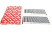 Фільтр салону Audi A6 2.0/2.7TDI 04- (вугільний) (к-кт 2 шт.)