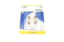 Автолампа C5W 24V 5W SV8.5 (11x35mm) (блістер/к-кт 2шт)