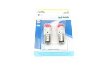 Автолампа P21/5W 12V 21/5W BAY15d (LED) (червона) (к-кт 2 шт.)