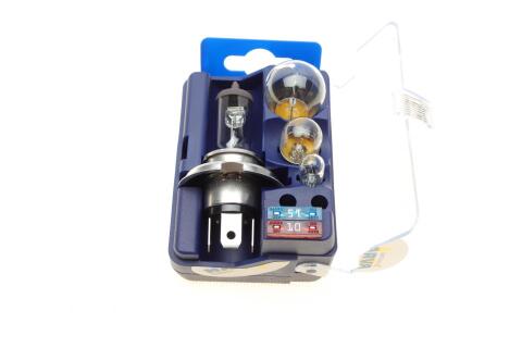 Комплект лампочок H4 12V (P21W ,R5W. T4W + 2 запобіжника)