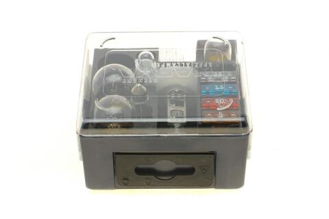 Комплект лампочок H1 12V (P21/4W,P21W ,R5W,C5W T4W + 4 запобіжника)
