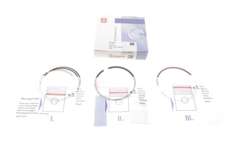 Кільця поршневі Daewoo Lanos 1.4/1.5i 97-01 (76.50mm/STD) (1.5-1.5-3) (на 1 поршень) = 8935480000