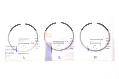 Кільця поршневі MB OM314/352/362/364/366/353 (94,00 мм/STD) (2,5-2,5-2,5) = 8910430000