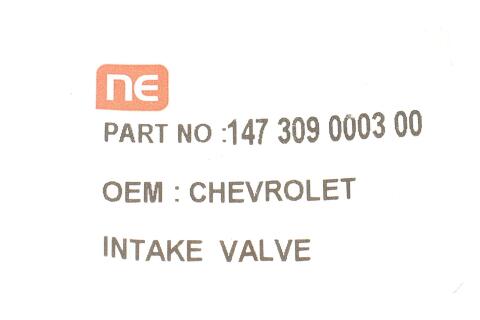 Клапан (впуск) Chevrolet Aveo/Lacetti 1.4 16V 06- (28.55х5.98х101.65) = 5614020000