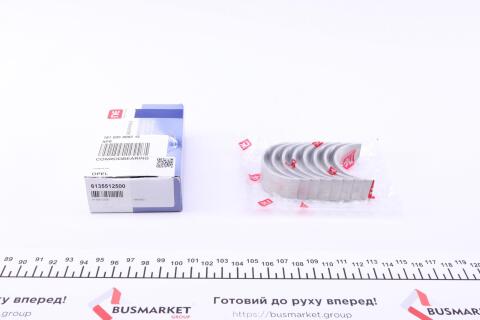 Вкладиші шатунні Opel Ascona 1.6D/Astra 1.7D/Vectra 1.8i/2.0i (+0.25) = 6135512500