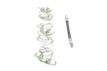 Шланг гальмівний (задній) VW T4 96-03/Golf II/Passat 96-