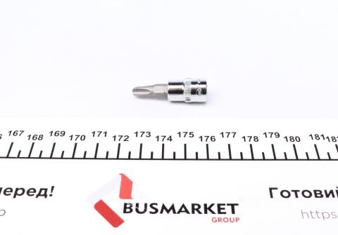 Головка 1/4" зі вставкою PH3