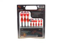 Набор ключей Т-под. Hex 2-10 мм