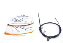 Трос ручника (задній) (R) Peugeot 4007/Mitsubishi Outlander II 06- (1645mm)