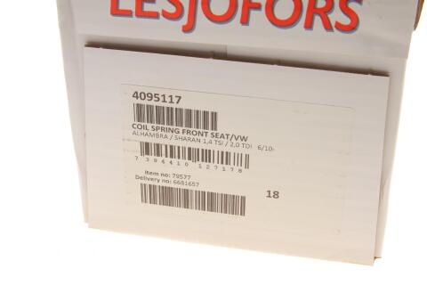Пружина (передняя) VW Sharan/Seat Alhambra 1.4TSI/2.0TDI 10-(вен)