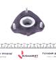 Подушка амортизатора (переднього) Ford Fiesta V/Fusion/Mazda 2 1.2-1.6 01- (без підшипника), фото 3 - інтерент-магазин Auto-Mechanic