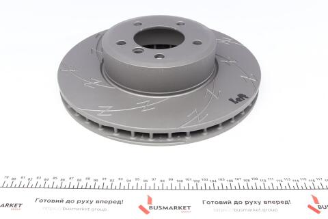 Диск гальмівний (передній) BMW 5 (E60/E61)/6 (E63) 03- (324x30) (з покриттям) (з прорезом) (вент.)