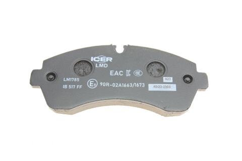 (заміна на LM1785) Колодки гальмівні (передні) MB Sprinter (906,907,910) 210-519CDI/VW Crafter 30-35/30-50 06-(спарка)