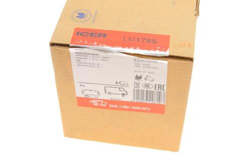 (заміна на LM1785) Колодки гальмівні (передні) MB Sprinter (906,907,910) 210-519CDI/VW Crafter 30-35/30-50 06-(спарка)