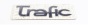 Напис "Trafic" Renault Trafic 01-14 (наклійка для задніх дверей) (хром), фото 1 - інтерент-магазин Auto-Mechanic