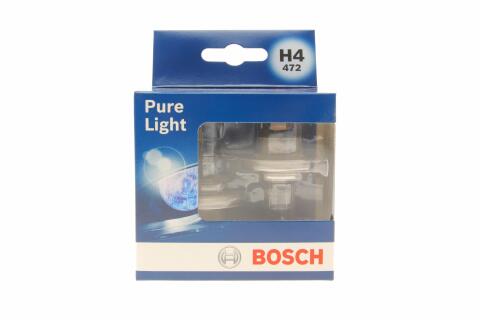 Автолампа H4 12V 60/55W P43t Pure Light (к-кт 2 шт,) Автолампа H4 12V 60/55W P43t Pure Light (к-кт 2 шт,)